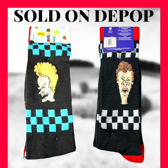 MTV Other - MTV BEAVIS AND BUTT-HEAD Stylish Socks 2 Pair Pack NWT
